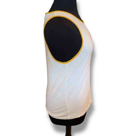 JUNK FOOD CLOTHING KANSAS CITY CHIEFS WOMENS WHITE BINDING TANK TOP XXL - Picture 4 of 11